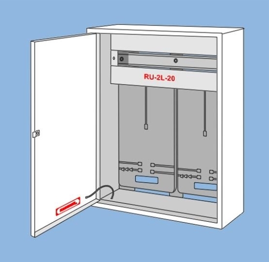 Изображение Karwasz Rozdzielnica uniwersalna dwulicznikowa IP30 biaa RU-2L-20