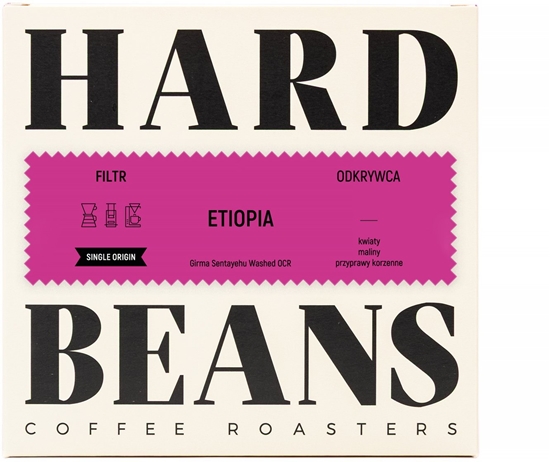 Picture of Kawa ziarnista Hard Beans Etiopia Girma Sentayehu Washed OCR 250g