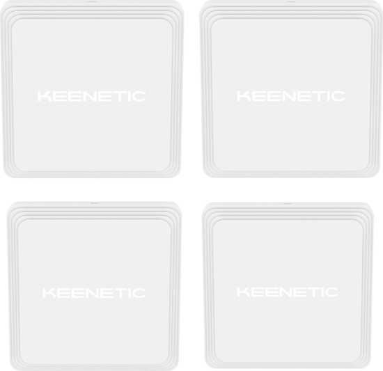 Picture of Keenetic Voyager Pro AX1800 Mesh WiFi-6 Router/-Extender/-Access-Point, 4er-Pack