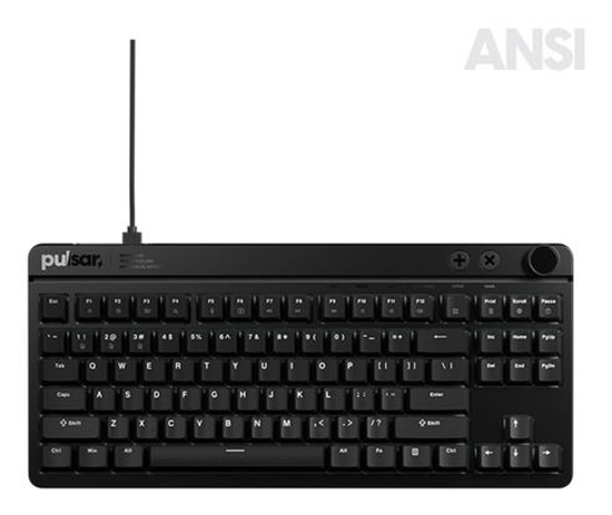 Picture of KEYBOARD USB XBOARD MS TKL/ANSI BLACK XBMS01 PULSAR