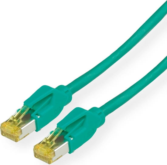 Изображение Kerpen Datacom KERPEN Patchkabel Kat.6A (Class EA) S/F, MegaLine F6-90, HiRose TM31, LS0H, grün, 20 m