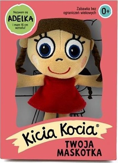Picture of Kicia Kocia - maskotka Adelka w pudeku