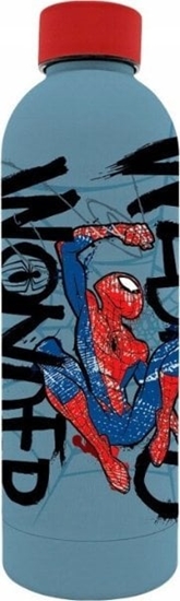 Picture of Kids Euroswan Bidon ze stali nierdzewnej z nadrukiem 3D 500ml Spiderman 843372 Kids Euroswan