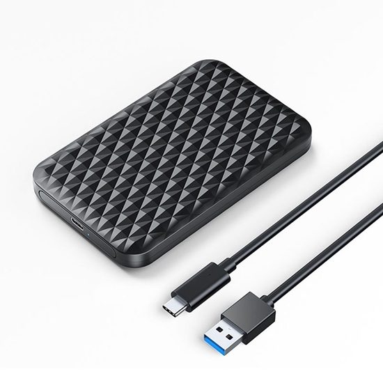 Picture of Kiesze obudowa na dysk 2520C3-V1 2.5'' HDD / SSD USB-C 5Gb/s - czarna ORICO