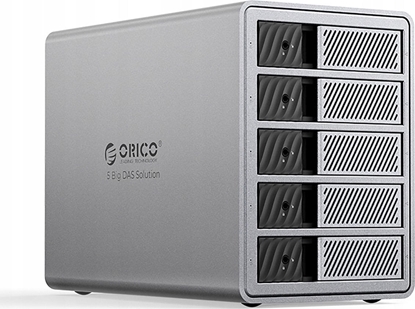 Picture of Kiesze Orico Orico  Macierz dyskowa Thunderbolt 3 na 5 dysków 2,5"/3.5" SATA HDD/SSD - szara