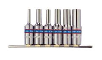 Picture of King Tony Zestaw nasadek Torx 3/8" E4-E14 dugich 6szt. (3116PR)