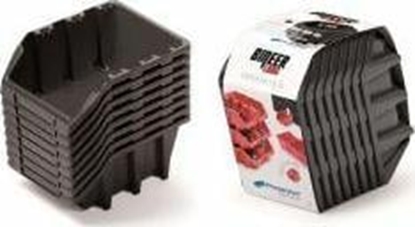 Изображение Kistenberg KUWETY 6 BINEER LONG 8SZT CZARNE 190x77x120mm KBILS16-S411