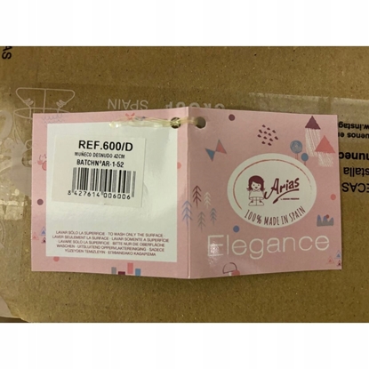 Attēls no Kiti Arias lalka winylowa niemowl dziewczynka 42 cm do kpieli elastyczne koczyny