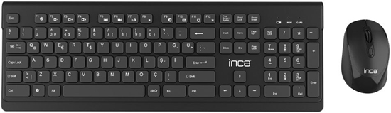 Picture of Klawiatura + mysz Inca INCA klawiatura IWS-519 Wireless Set, Multimedia, Slim, SW retail