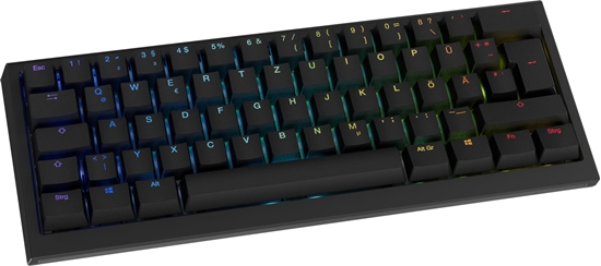 Picture of Klawiatura Ducky One X Mini Wireless Gaming klawiatura, AI Switch, RGB LED - czarny