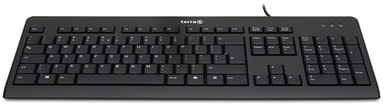 Изображение Klawiatura Wortmann AG TERRA Keyboard 1500 Corded [US/EU] USB black Copilot QWERTY, 105 klawiszy, przewodowy, 1,80m