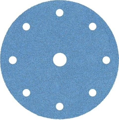 Picture of KLINGSPOR KREK CIERNY SAMOPRZYCZEPNY 125mm  PS36CK gr.180 /50szt.   Z OTWORAMI GLS3   TWARDE DREWNO/TWORZYWA SZTUCZNE