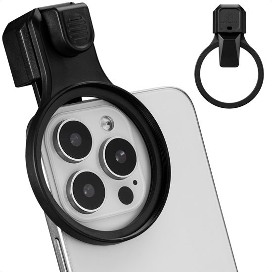 Изображение Klips Uchwyt Mocowanie Do Telefon Smartfon Na Filtry Obiektywy 58mm 58 K&f / Kf15.0025