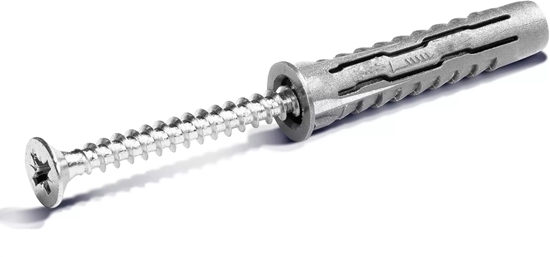 Изображение Koelner/Rawlplug Koek uniwersalny UNIPLUG 8 x 65mm z wkrtem 5,0x80mm, 50szt - 12op