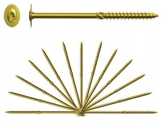 Изображение Koelner/Rawlplug Wkrt konstrukcyjny do drewna 8x300 mm eb podkadkowy - 0.05ts