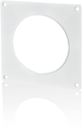 Picture of Konierz przycienny kanau okrgego fi 125mm biay KO125-K