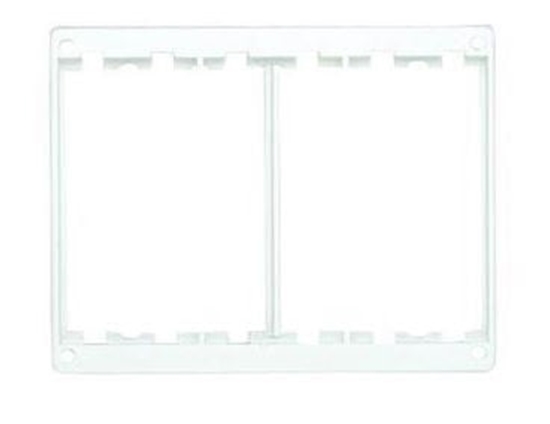 Изображение Kontakt-Simon Connect Ramka podwójna 4xK45 uniwersalna czysta biel