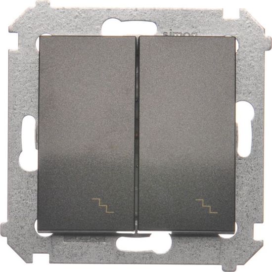 Picture of Kontakt-Simon cznik schodowy podwietlany antracyt - DW6/2.01/48