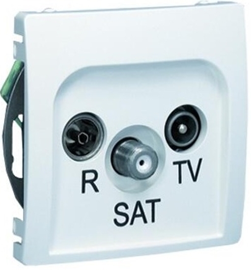 Изображение Kontakt-Simon Gniazdo antenowe BASIC MODU RTV/SAT kocowe biae - BMZAR-SAT1.3/1.01/11