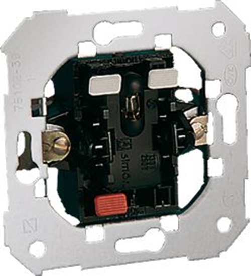 Изображение Kontakt-Simon Przycisk pojedynczy Simon 82 zwierny z podwietleniem mechanizm (75160-39)