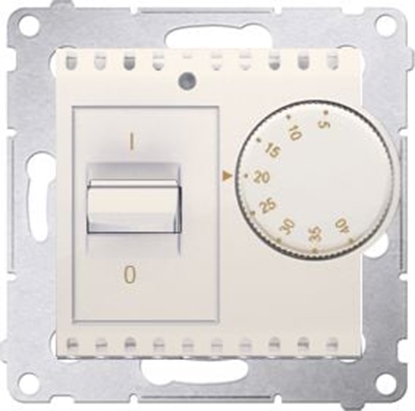 Изображение Kontakt-Simon Regulator temperatury Simon 54 z czujnikiem wewntrznym kremowy (DRT10W.02/41)
