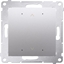 Attēls no Kontakt-Simon Simon 54 GO Sterownik przyciskowy do obsugi rolety aluzji sterowany smartfonem WiFi 2x5A 230V (modu) srebrny mat DEZ1W.01/43