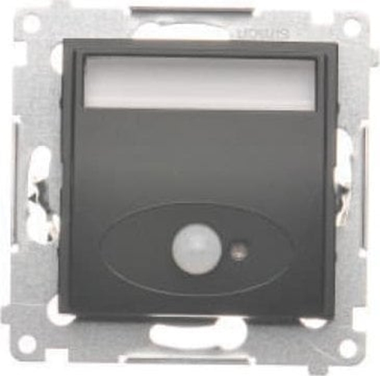 Изображение Kontakt-Simon Simon 54 Oprawa owietleniowa LED z czujnikiem ruchu 230 V AC 1.4 W biae ciepe 3100K czarny mat DOSC.01/49