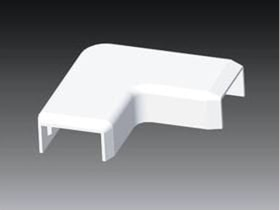 Picture of Kopos Pokrywa ktowa LHD 40 x 20mm biaa (8633)