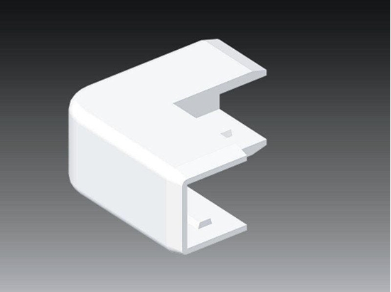 Picture of Kopos Pokrywa narona zewntrzna LHD 40 x 20mm biaa (8636)