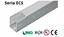 Изображение Korytko grzebieniowe samogasnce 4/6/4150x100 szare z pokryw PV UV /2m/ ECS150100