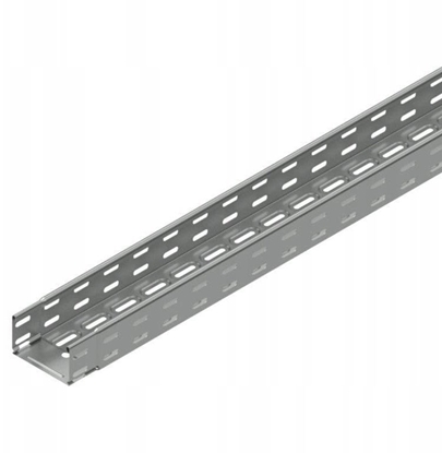 Attēls no Kopos Korytko kablowe z zintegrowan zczk KZI 60x100x0,75 ocynkowany /3m/ KZI 60X100X0.75_S