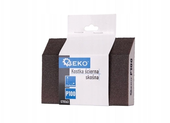 Picture of Geko Kostka cierna skona 125x90x25mm P100 (250)