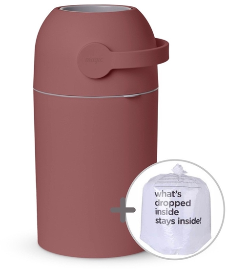 Изображение Kosz na pieluchy Majestic + Bags Burgundy