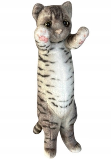 Picture of Kot stojcy ciemno-szary 25cm