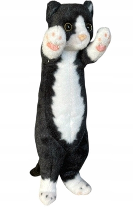 Изображение Kot stojcy czarno-biay 25cm