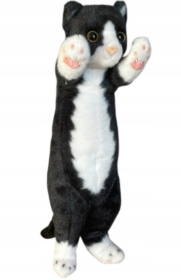 Изображение Kot stojcy czarno-biay 25cm