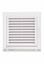 Picture of Kratka wentylacyjna 180x180mm z siatk i konierzem okragym fi 125mm biaa EL180AK