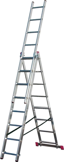 Изображение Krause Corda Drabina wielofunkcyjna aluminiowa 24 stopniowa (030382)