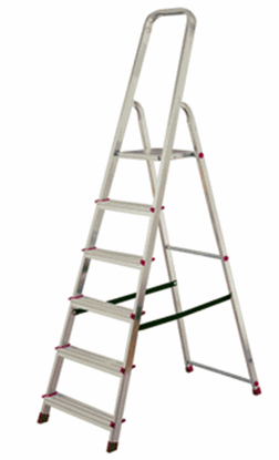 Picture of Krause Corda Drabina wolnostojca jednostronna aluminiowa 6 stopniowa (000736)