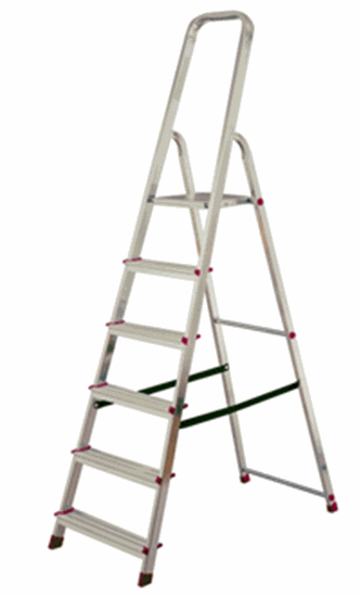 Picture of Krause Corda Drabina wolnostojca jednostronna aluminiowa 6 stopniowa (000736)