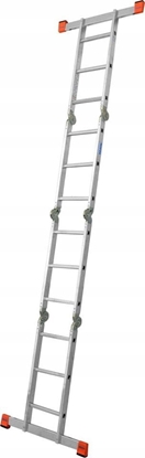 Picture of Krause DRABINA PRZEGUBOWA MULTIMATIC 4X3 Z PLATFORM MONTO KRAUSE