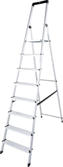 Picture of Krause Solidy Drabina wolnostojca jednostronna aluminiowa 8 stopniowa