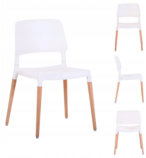 Picture of Krzeso nowoczense TARCENTO biae + Drewniane Nogi