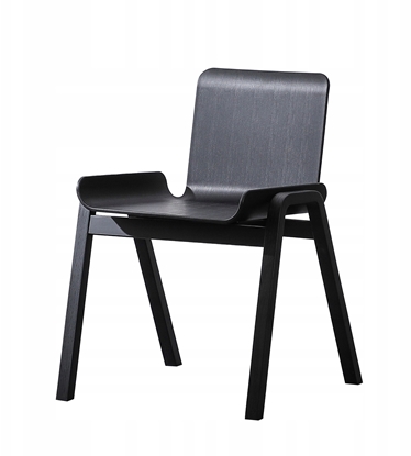 Picture of Krzeso nowoczesne skandynawskie CAMPO czarne