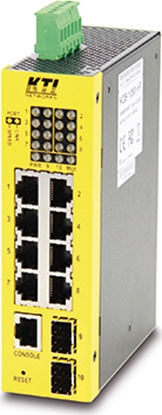 Picture of Kti Networks KTI KGS-1060-HP 10-Port Gigabit PoE Switch Industrie