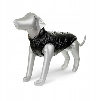 Picture of Kurtka, dla psa, czarno-brzowa, dwustronna, rozmiar M, 40