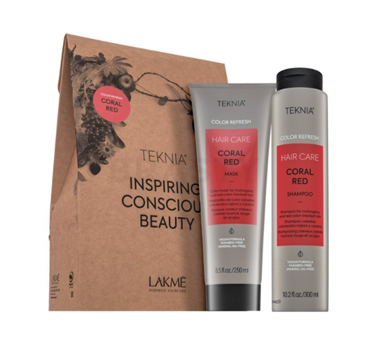 Изображение Lakmé Teknia Color Refresh Coral Red Pack 300ml + 250ml