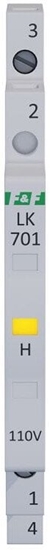 Изображение Lampka moduowa 1-fazowa óta 110V AC 1/2 moduu LK-701Y-110