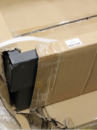 Picture of SALE OUT. Lanberg Rack cabinet 19" free-standing 42U/600x1000 (flat pack) with glass door lCD V2 | FF01-6042-12BL | DAMAGED PACKAGING, SCRATCHED ON THE FROM PARTS | Black