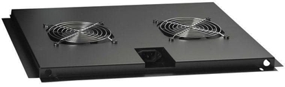 Attēls no Lanview Lanview LVR252352, Fan tray, Built-in fan, 295 m³/h, Steel, Black, 1 pc(s)